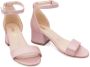 Tulleen glittered block-heel sandals Pink - Thumbnail 1