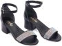 Tulleen rhinestone block-heel sandals Black - Thumbnail 1