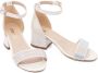 Tulleen rhinestone-embellished sandals White - Thumbnail 1