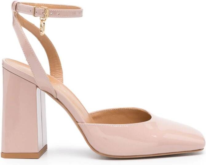 TWINSET 1000m patent-leather pumps Pink