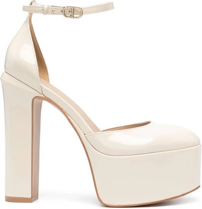 TWINSET 150mm platform-sole pumps Neutrals