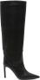 TWINSET 90mm crocodile-effect knee boots Black - Thumbnail 1