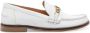 TWINSET chain-detail leather loafers White - Thumbnail 1