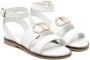 TWINSET Kids strap-design sandals White - Thumbnail 1