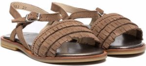 Two Con Me By Pépé fringe-detail sandals Brown