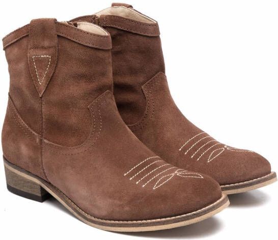 Two Con Me By Pépé slip-on ankle boots Brown