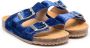 Two Con Me By Pépé velvet slip-on sandals Blue - Thumbnail 1