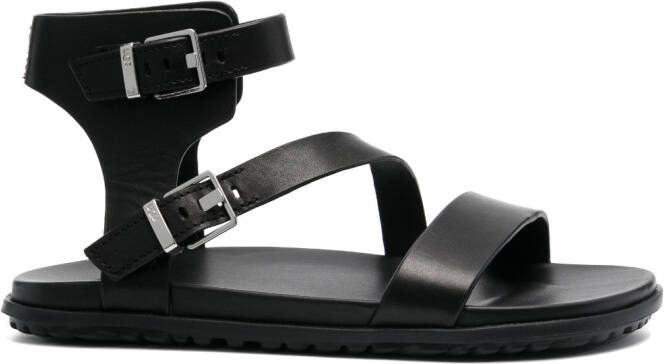 UGG ankle-strap buckle sandals Black