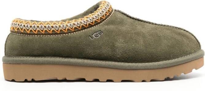 UGG Burn To Live suede slippers Green