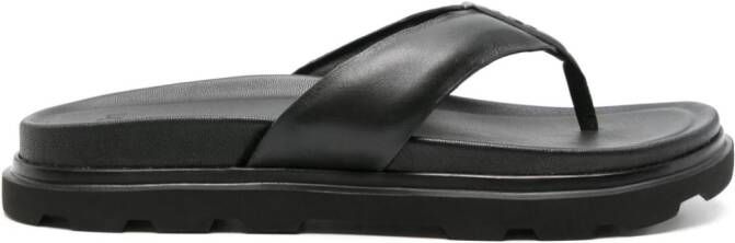 UGG Capitola leather slides Black