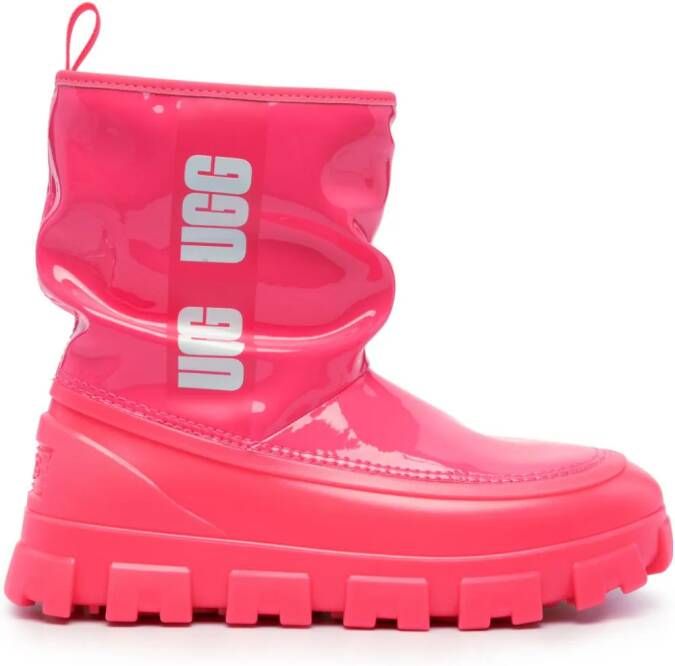UGG Classic Brellah logo-print boots Pink