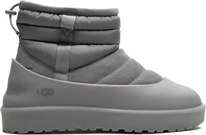 UGG Classic Mini "Metal Grey" pull-on weather boots