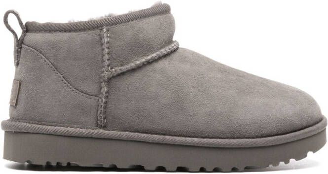 UGG Classic Ultra Mini suede boots Grey