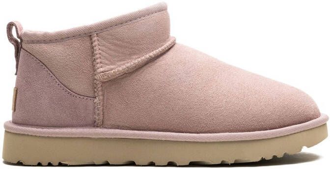 UGG Classic Ultra Mini suede boots Pink
