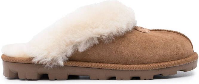 UGG Coquette shearling slippers Brown