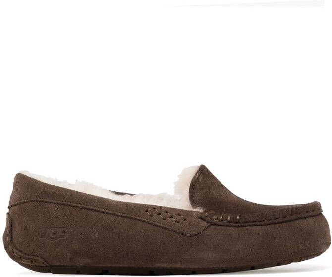UGG Dakota shearling-lined loafers Brown
