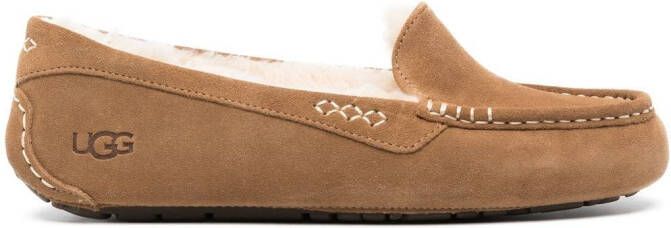 UGG Dakota shearling-lined loafers Neutrals