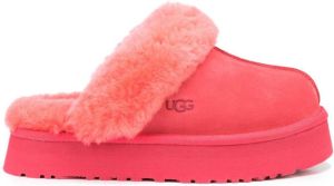 UGG Disquette suede slippers Red