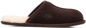 UGG flat sheepskin slippers Brown