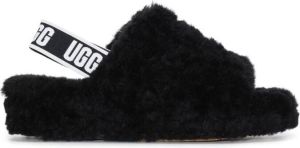UGG Fluff Yeah flatform slippers Black