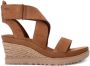 UGG Ileana Ankle 75mm wedge sandals Brown - Thumbnail 1