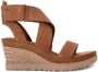 UGG Ileana Ankle 75mm wedge espadrilles Brown - Thumbnail 1