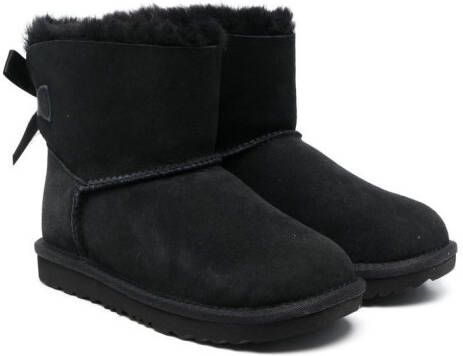 UGG Kids Bailey bow-detail ankle boots Black