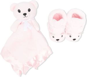 UGG Kids Bixbee and Lovey Bear slipper set Pink
