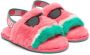 UGG Kids Fluff Yeah Watermelon slippers Pink - Thumbnail 1