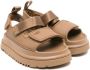 UGG Kids GoldenGlow touch-strap sandals Brown - Thumbnail 1
