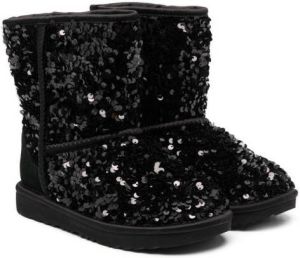 UGG Kids Holiday sequin-embellished boots Black