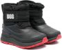 UGG Kids leather logo print boots Black - Thumbnail 1