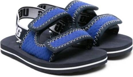 UGG Kids Lennon slingback sandals Blue