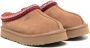 UGG Kids logo-debossed wool blend slippers Brown - Thumbnail 1