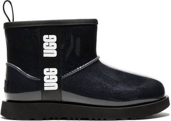 UGG Kids logo-print rain boots Black
