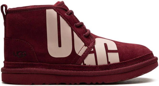 UGG Kids Neumel Chopd "Burgundy" boots Red