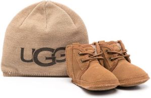 UGG Kids Neumel lace-up boots Brown