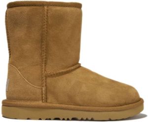 UGG Kids shearling lined boots Brown