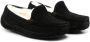 UGG Kids shearling-lined suede loafers Black - Thumbnail 1
