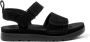 UGG Kids suede touch strap sandals Black - Thumbnail 1