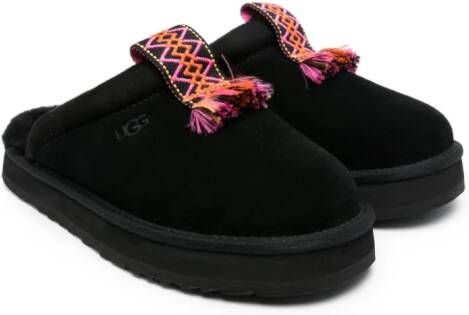 UGG Kids Tazzle suede slippers Black
