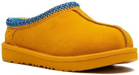 UGG Kids x Sesame Street Tasman II "Cookie Monster Brown" slippers Yellow