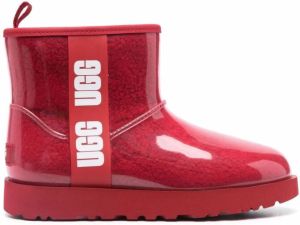 UGG logo-print slip-on boots Red
