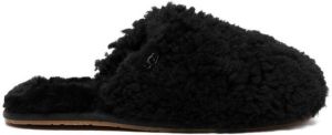 UGG Maxi Curly mule slides Black