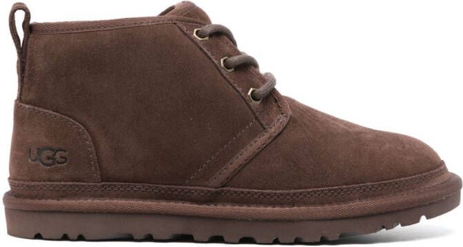 UGG Neumel lace-up suede boots Brown