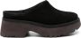 UGG New Heights 50mm suede clogs Black - Thumbnail 1