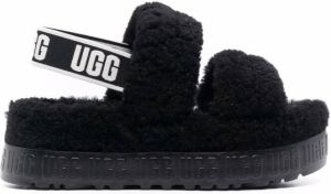 UGG Oh Fluffita slingback sandals Black