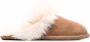 UGG Scuff Sis fur-trimmed slippers Brown - Thumbnail 1
