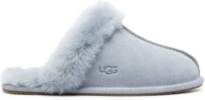 UGG Scuffette II fur-trimmed slippers Blue