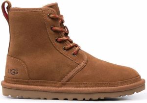 UGG shearling lace-up boots Brown